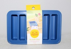 Sun Squad Rectangle Cube Ice Mold Silicone Tray, Blue *NEW* We Combine Shipping