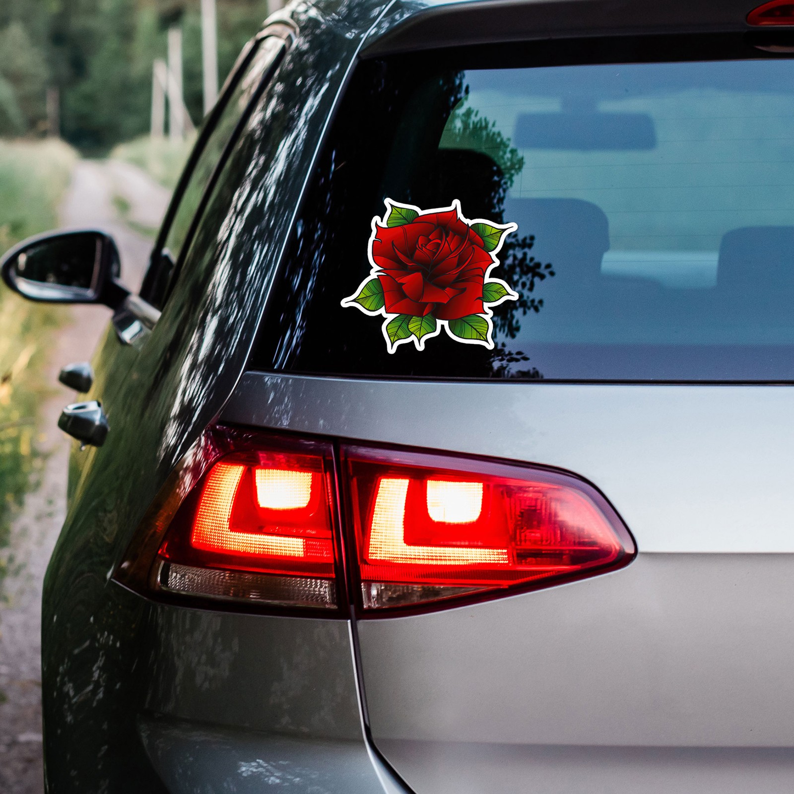 Red Rose - Vinyl Decal Sticker - Car Window Laptop - ebn9185 gallery