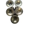 Brass Goblets 5 Made In Taiwan 5-5/8” Tall 2-3/4” By Interpur Good Condition gallery