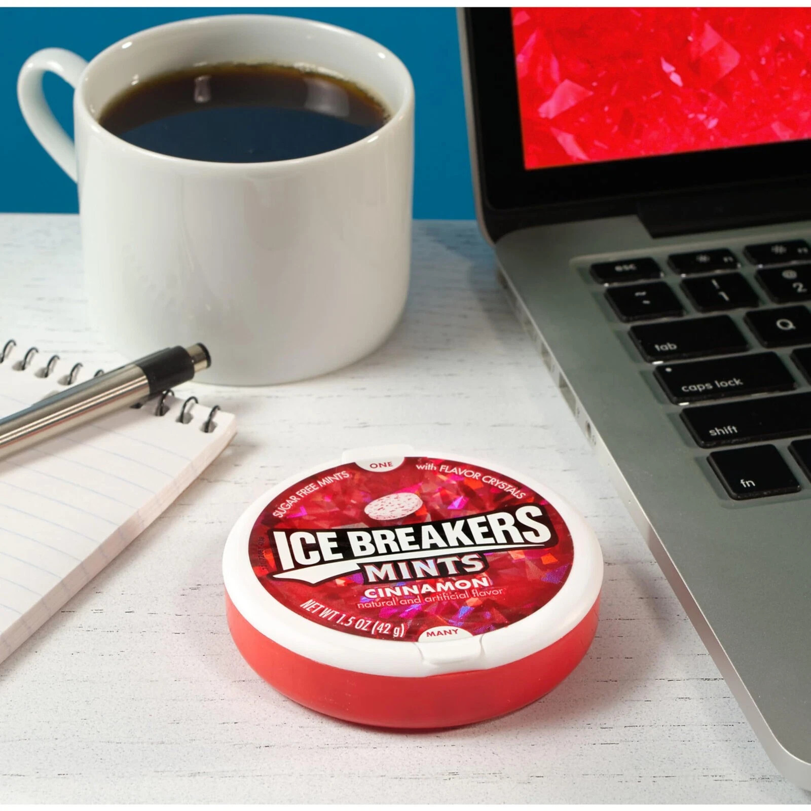 Ice Breakers Sugar Free Mints, Cinnamon, 1.5 Ounce (Pack of 8) gallery