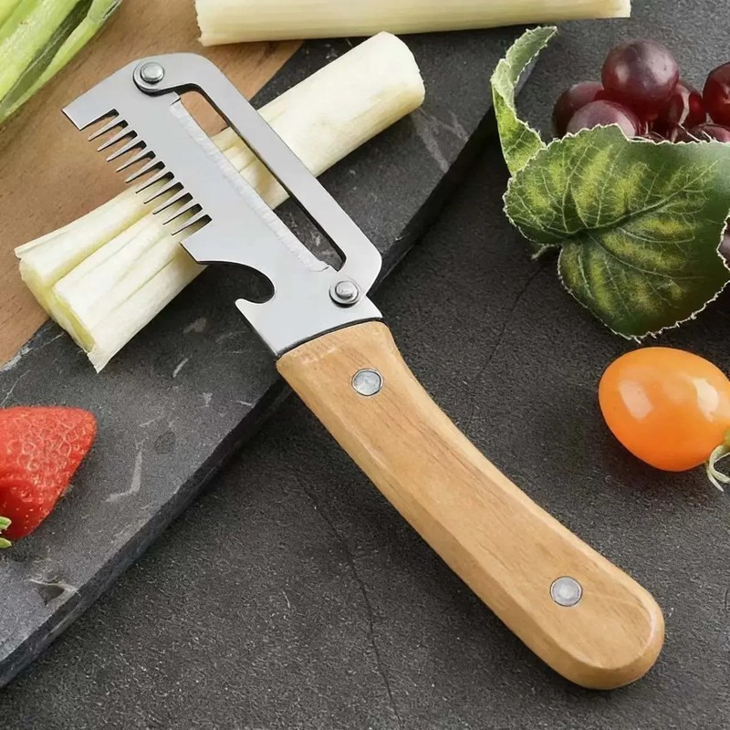 【Summervibes】Multi-Functional Vegetable Peeler for Kitchen, Ultra-Sharp Stainles gallery