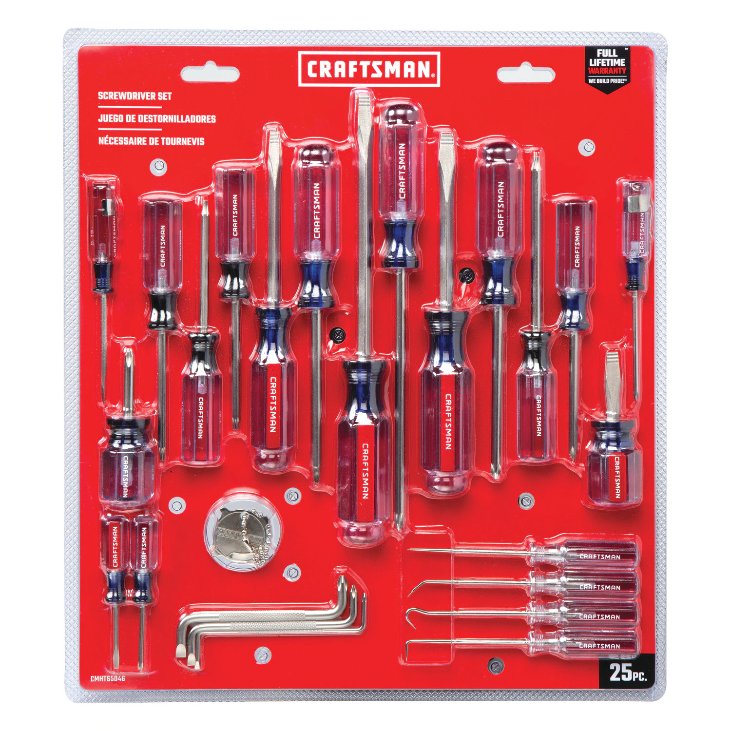 CRAFTSMAN 25-Piece Acetate Handle Assorted Screwdriver Set gallery