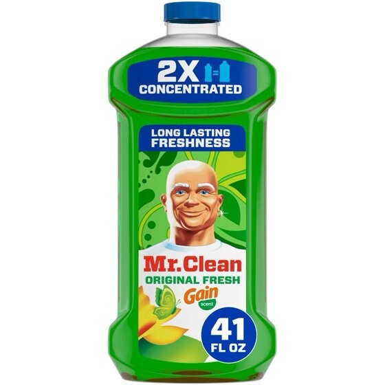 Mr. Clean 2X Concentrated Multi Surface Cleaner with Gain Original Scent, 41 oz gallery