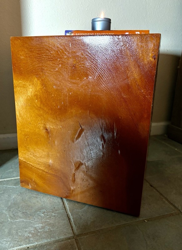Teak Solid Wood Cube Side Table Stool Plant Stand gallery