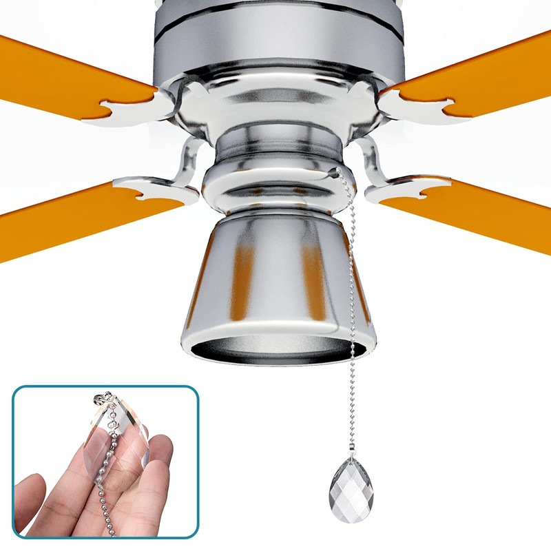 2PCS Ceiling Fan Pull Chains, Premium Fan Pull Chain W/ 20inch Extension Chains gallery