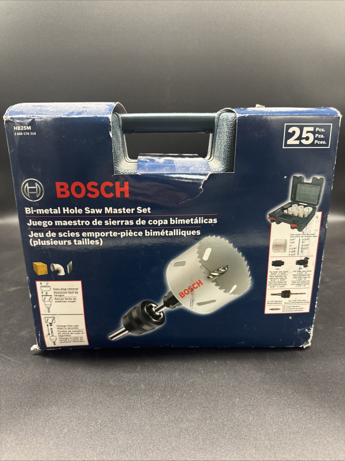 Bosch 25pc Hole Saw Set Hb25m gallery