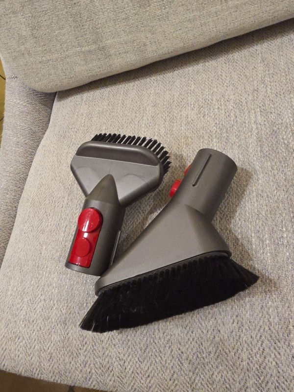 2 Genuine Dyson Quick Release Mini Soft Dusting Brush Fits V7 V8 V10 V11 V15 gallery