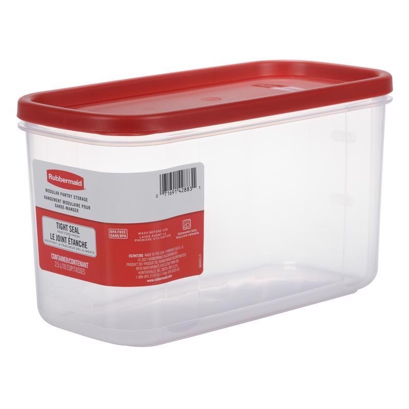 Rubbermaid 10 cups Clear Food Storage Container 1 pk #2168229 NEW gallery