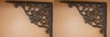 Intricate Ornate Design Window Corbels 8 3/4" Cast Iron, Vintage Style B-63 gallery