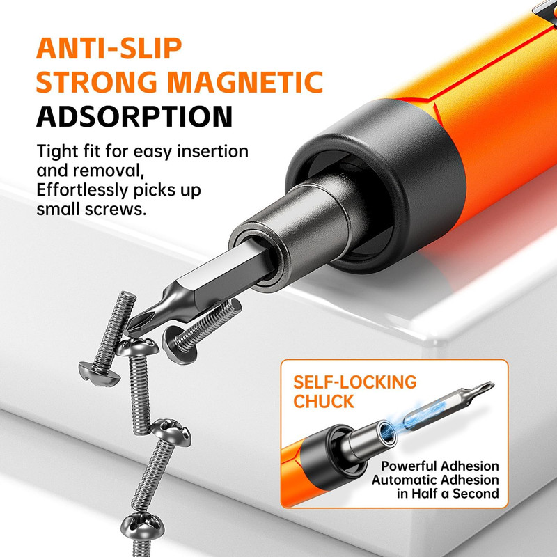 Electric Screwdriver Precision Screwdriver Set 120In1 Magnetic Bits Magnetic Sto gallery