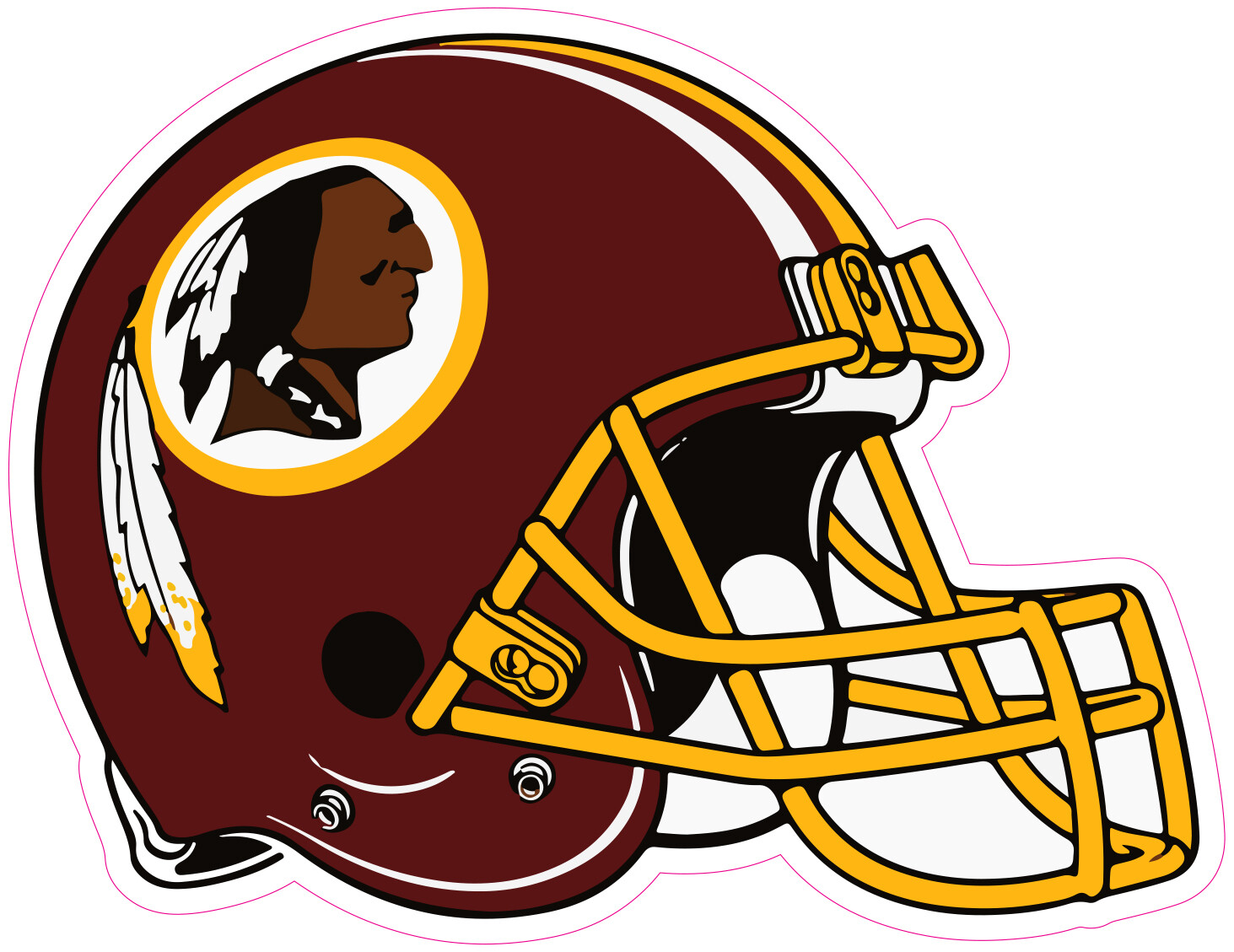 Washington Commanders Football Vinyl Decal Sticker Car Truck Bumper Tumbler Mug gallery