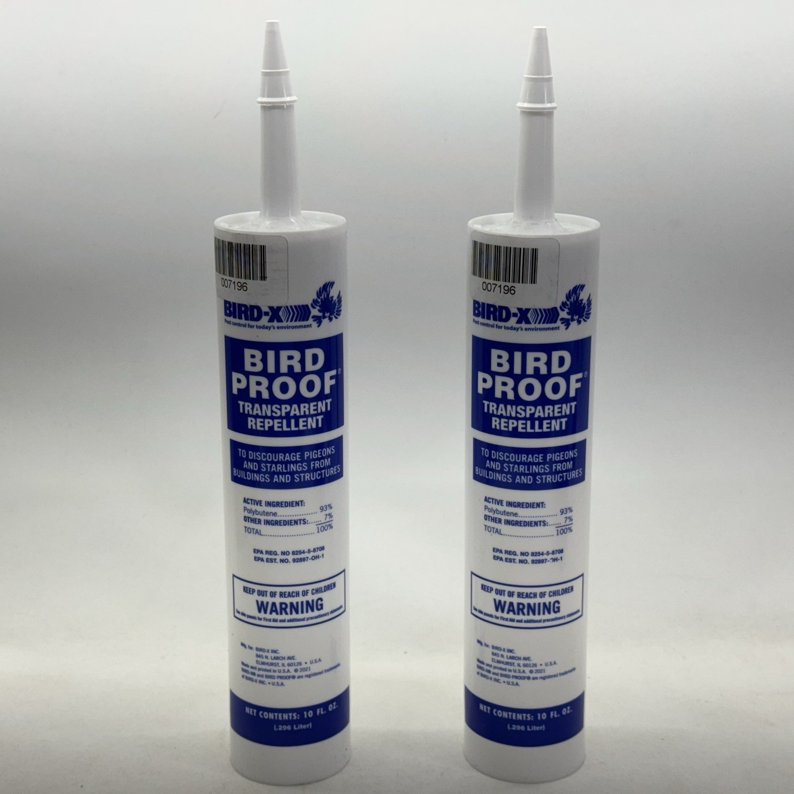 BIRD-X Bird Proof Transparent Gel Repellent Deterrent 10 Ounce Lot Of 2 gallery