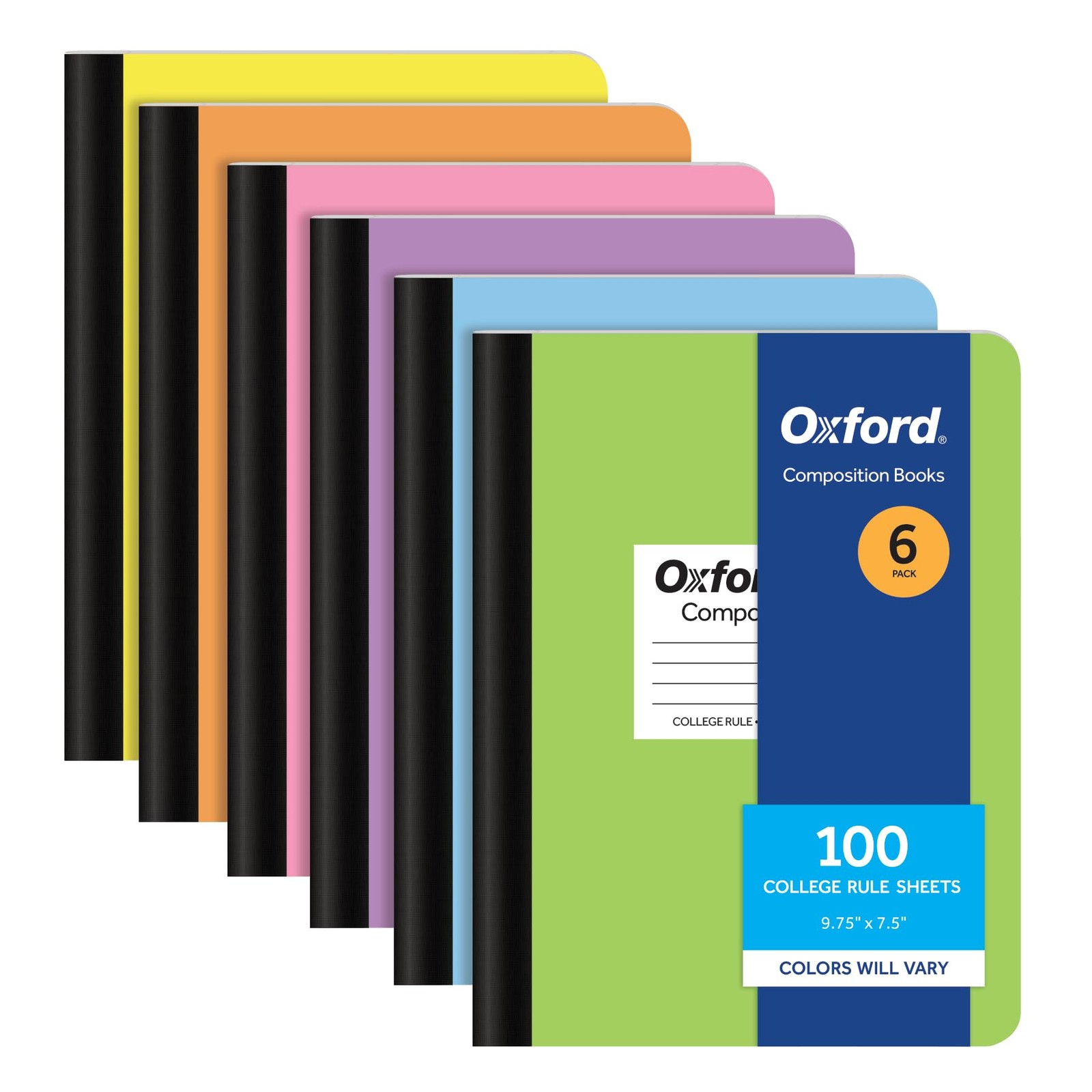 College Ruled Composition Notebooks 6 Pack Pastel Covers 100 Sheets gallery