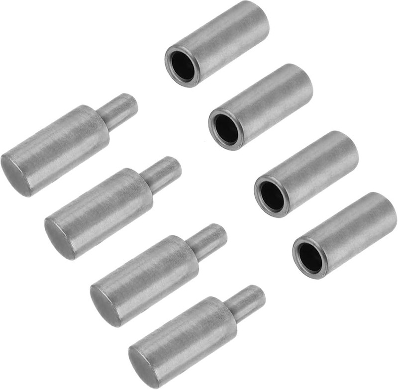 4 Heavy-Duty Weldable Barrel Hinges for Trailer Ramp Gate, 3" x 3/4 gallery