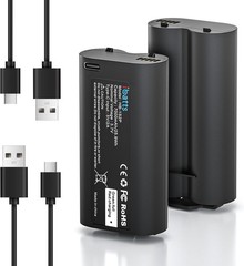 2 Pack 7000mAh Replacement Battery for MyQ Smart Garage Video Keypad w/Cable