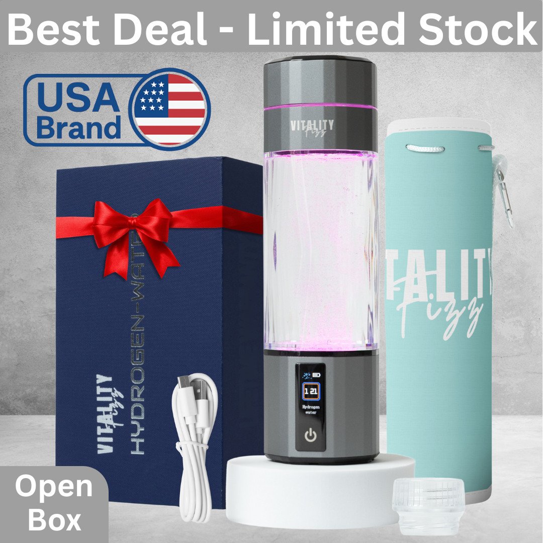 Portable Hydrogen Water Bottle Generator | 6000+ PPB SPE/PEM | USB Rechargeable gallery