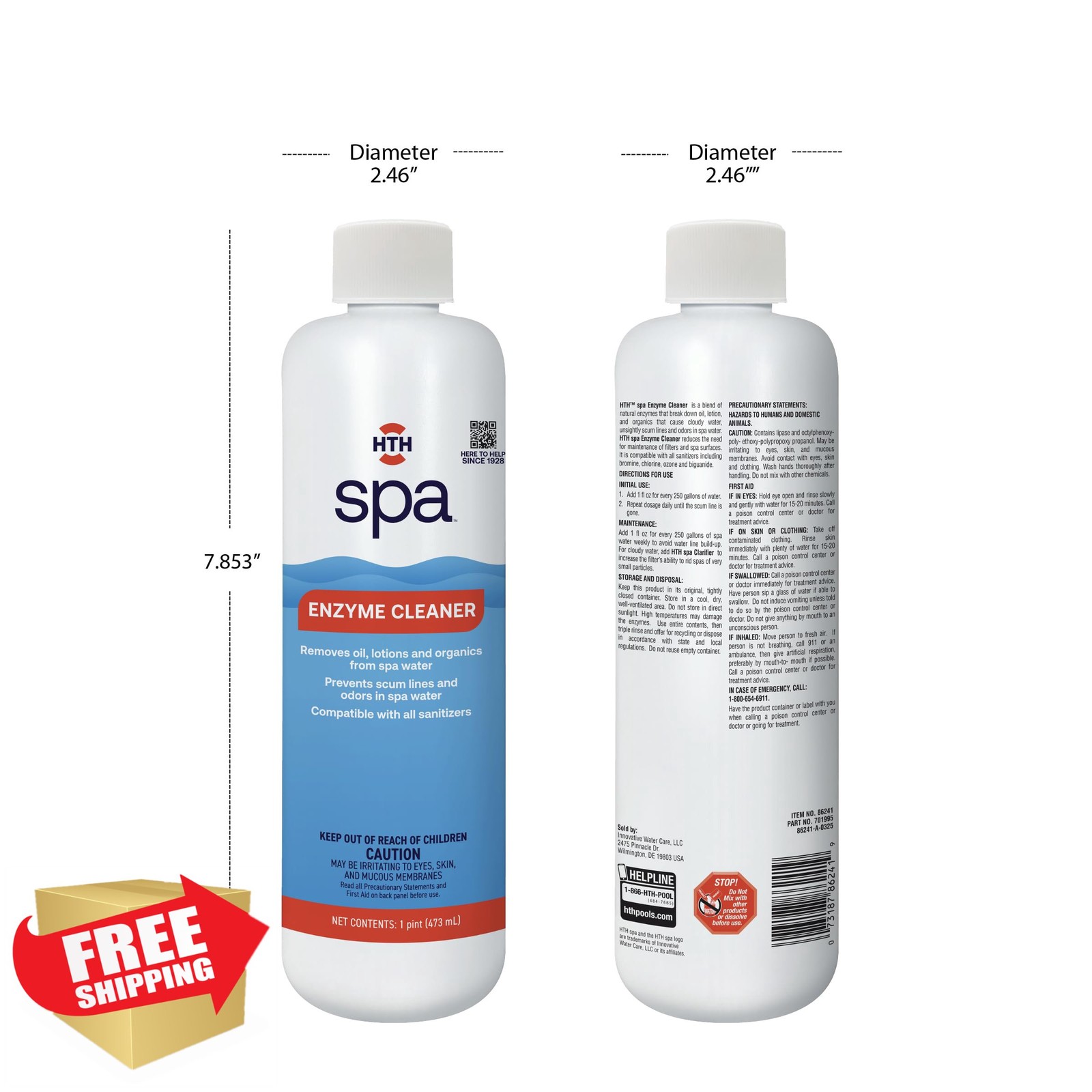 hth Spa Enzyme Cleaner 16oz gallery