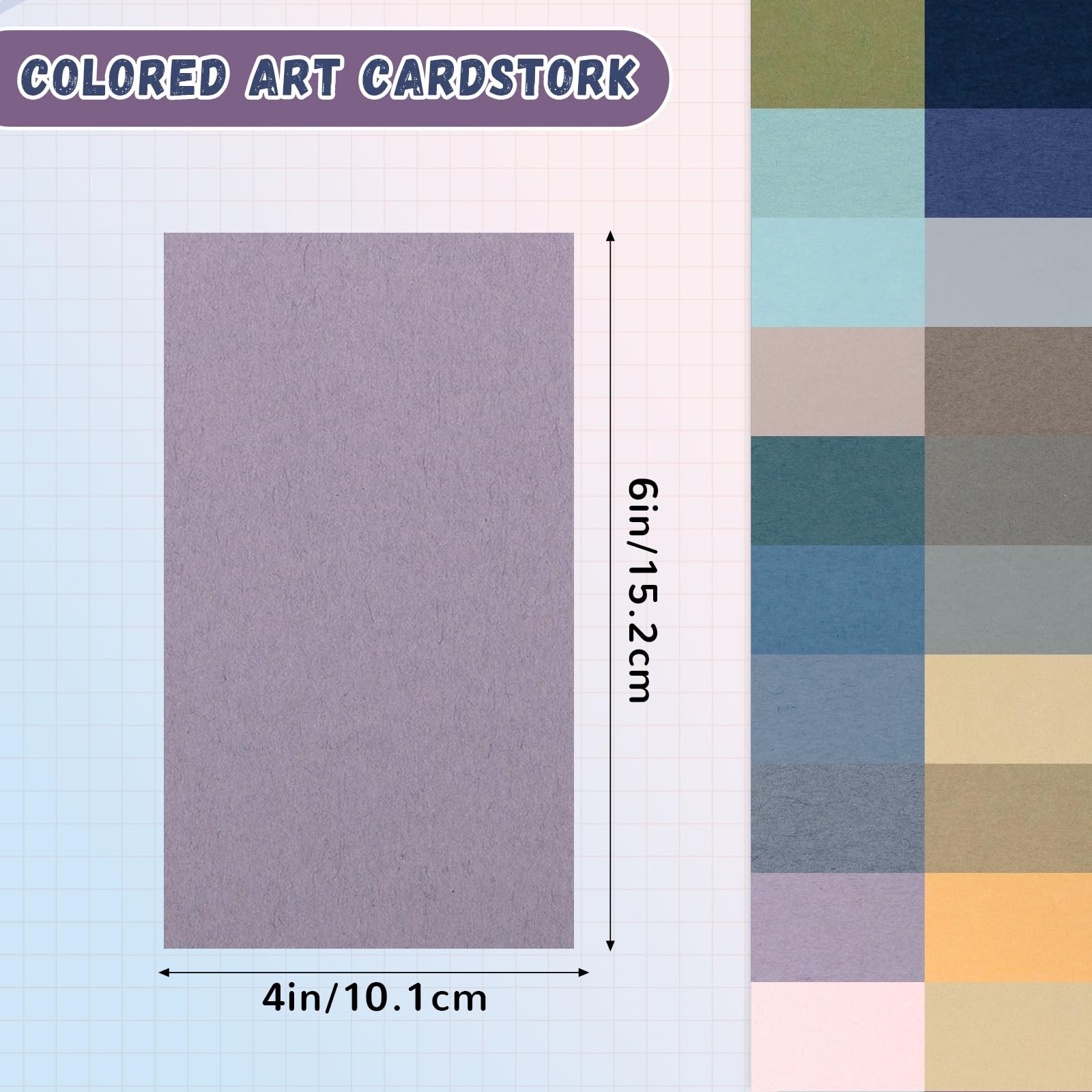 100 Sheets Morandi Colored Cardstock Blank Colorful Thick 4 x 6Inch, gallery