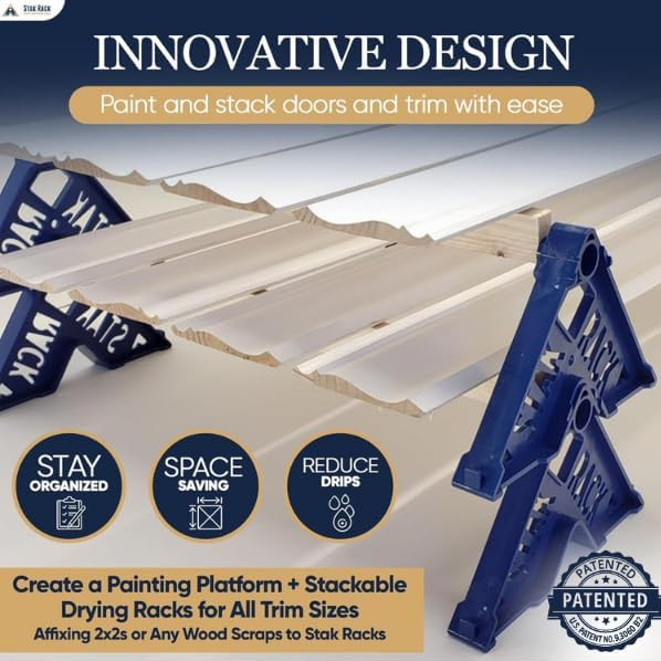 Stak Rack 6-in-1 Painter's Tool | Stack Design | Doors, Trim & Cabinets (12) gallery