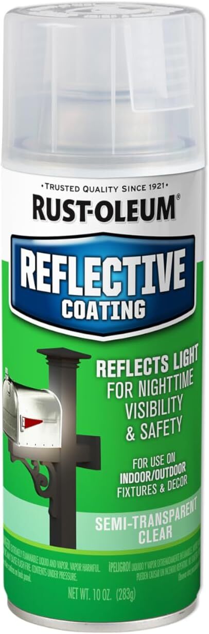 Rust-Oleum 214944 Specialty Reflective Spray, 10 oz, Clear gallery