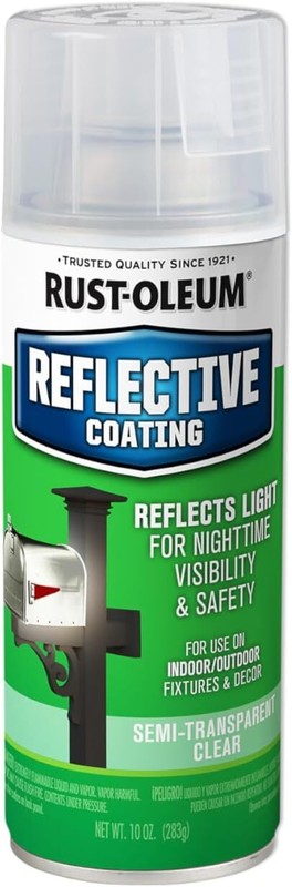 Rust-Oleum 214944 Specialty Reflective Spray, 10 oz, Clear gallery