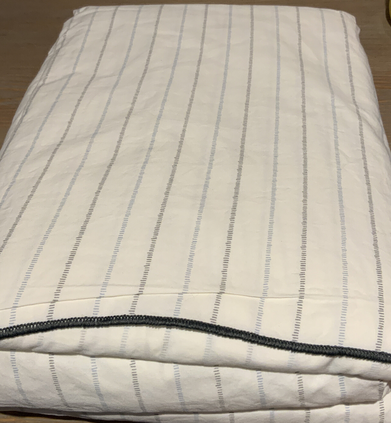 ❄️ ECOPURE COMFORT WASH ORGANIC COTTON SHEET SET, TWINXL, DASH STRIPE, 🆕 gallery