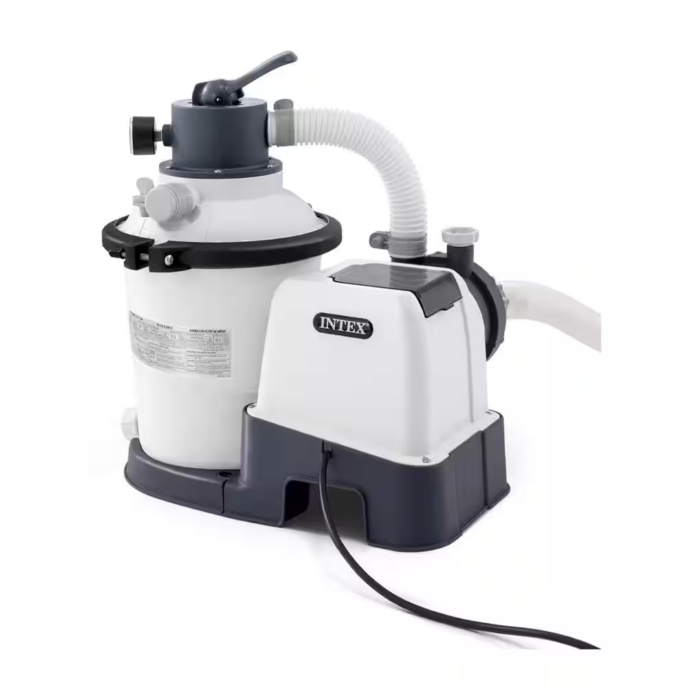 25 Sq. Ft Filtration Area Krystal Clear Sand Filter Pump for 4,400 Gal. above Gr gallery