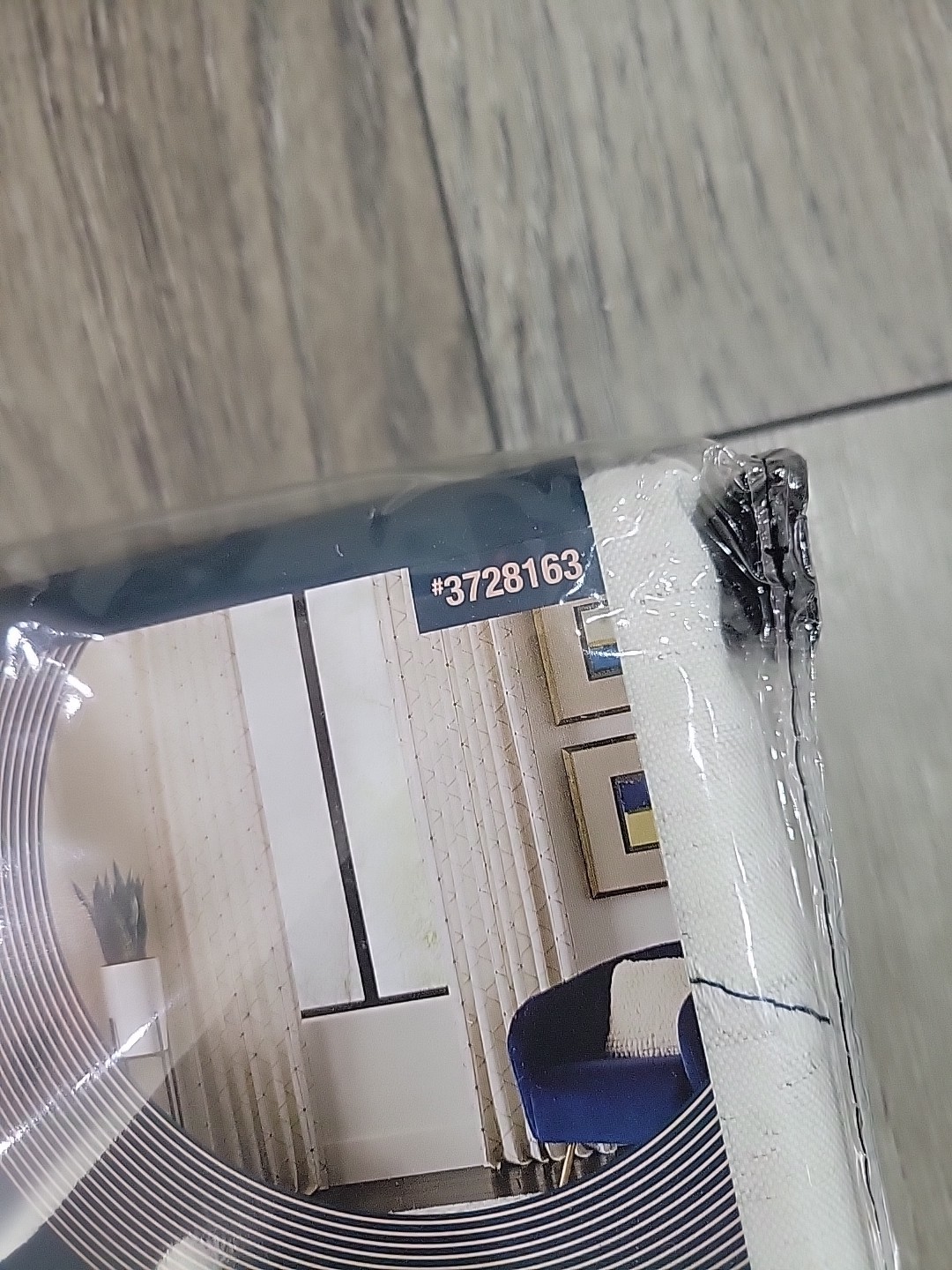 Origin 21 50" x 84" Navy Light Filtering Back Tab Single Panel new #3728163 gallery