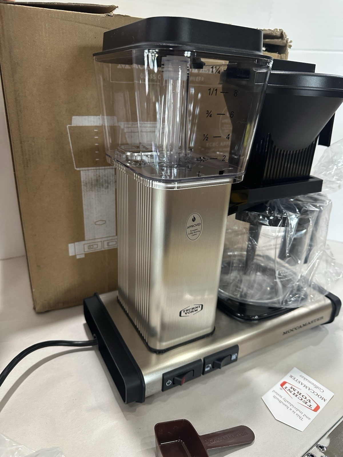 Technivorm MOCCAMASTER KBGV Coffee Maker Machine Brushed Silver 53940 gallery
