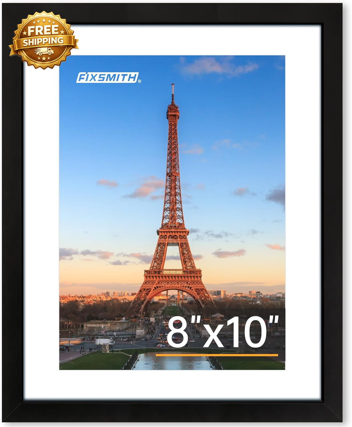 8X10 Picture Frame 1 Pack Photo Frame with HD Plexiglass Display Pictures 5X7 gallery