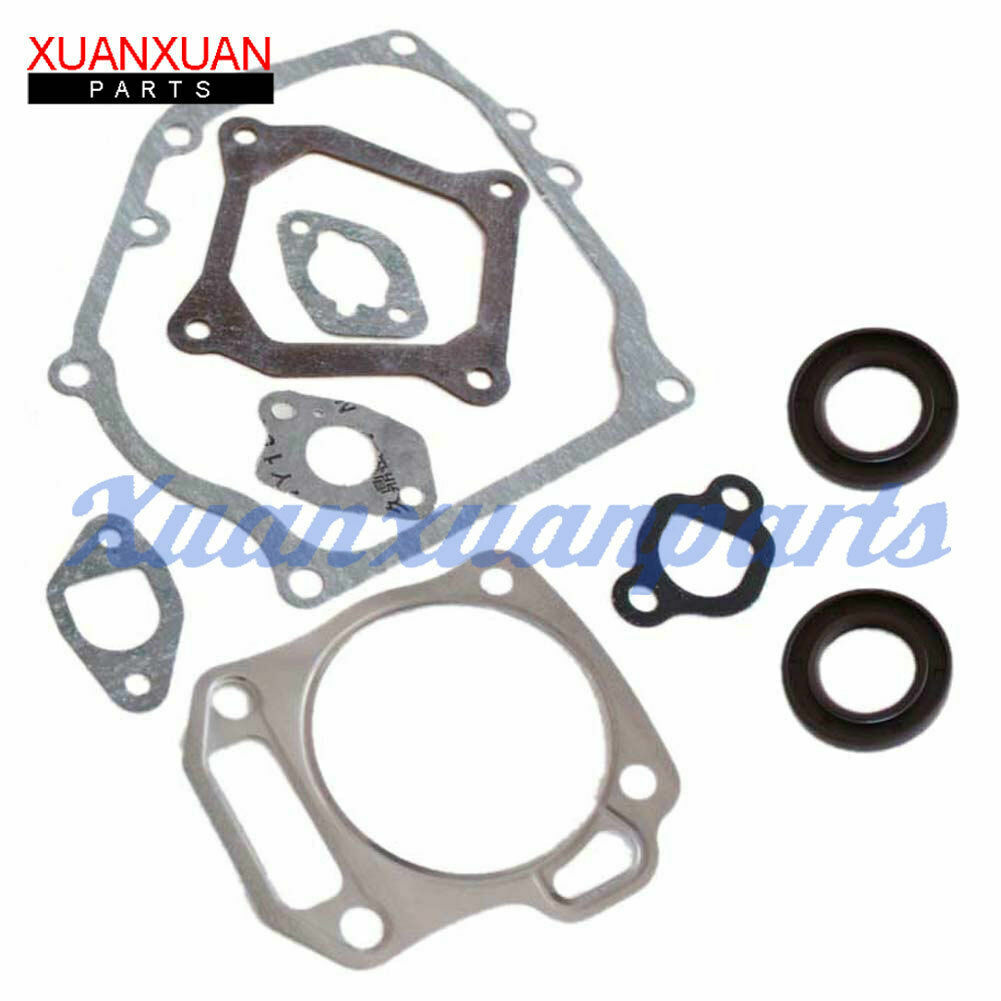 Piston Kits Connecting Rod Full Gaskets Crankcase Seal for Honda GX160 5.5HP gallery