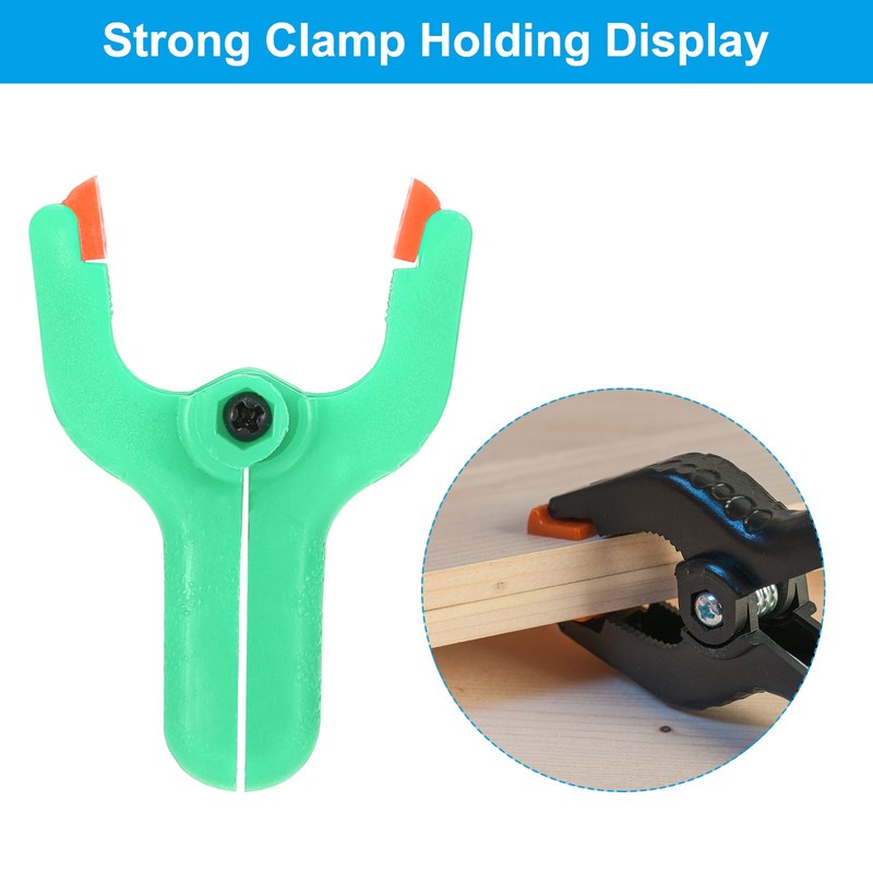 10Pcs 2" Backdrop Spring Clamp Plastic Flexible Anti-slip Strong Clip Multicolor gallery