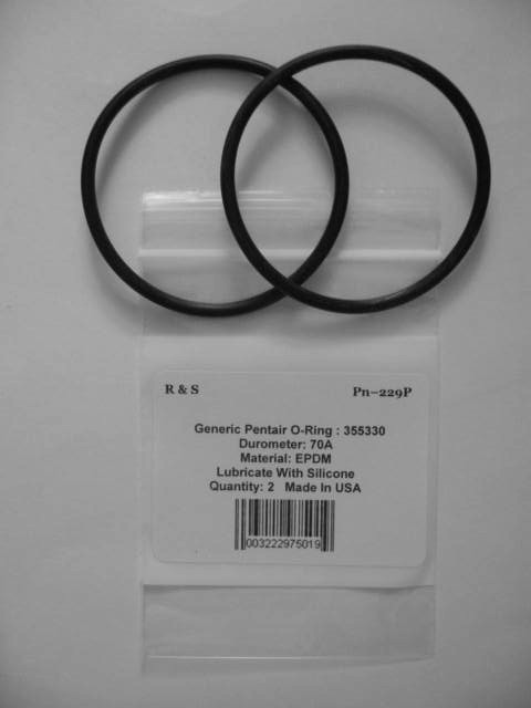 2 Pentair 355330 Challenger Pump O-Rings / R&S 229P / FDA EPDM Material gallery