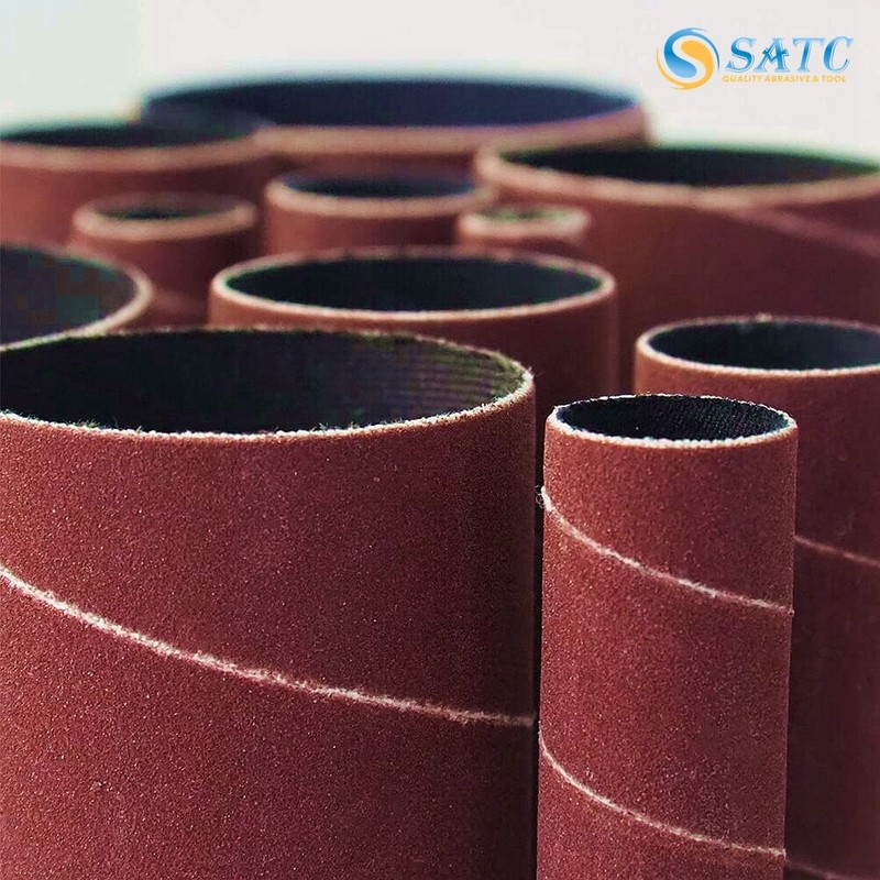 4.5" Replacement Oscillating Spindle Sanding Sleeves 80 120 240 Grit Sandpaper gallery