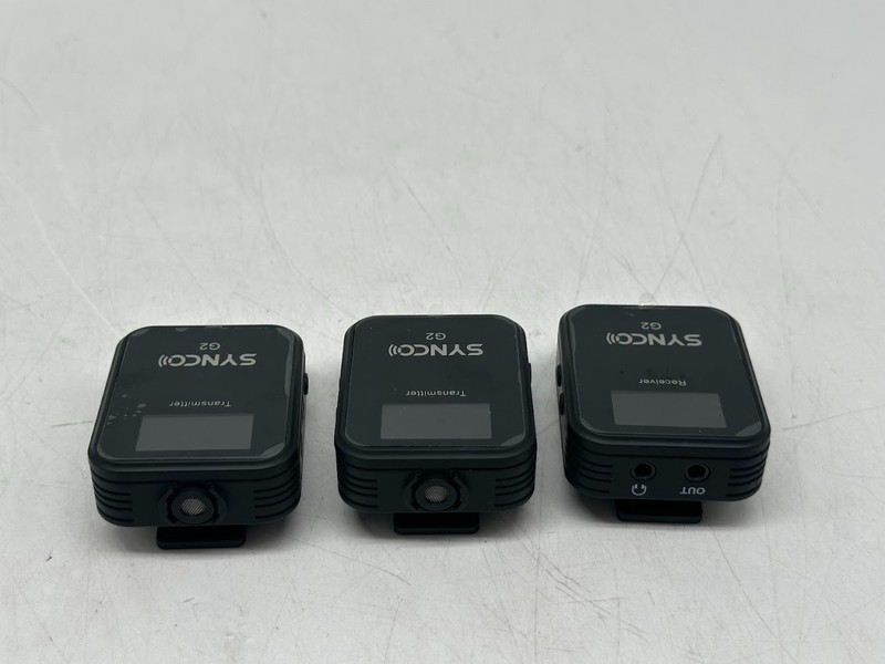 SYNCO Wireless Lavalier Microphone, G2(A2) 2.4G Dual Transmitter 48KHz 24Bit gallery
