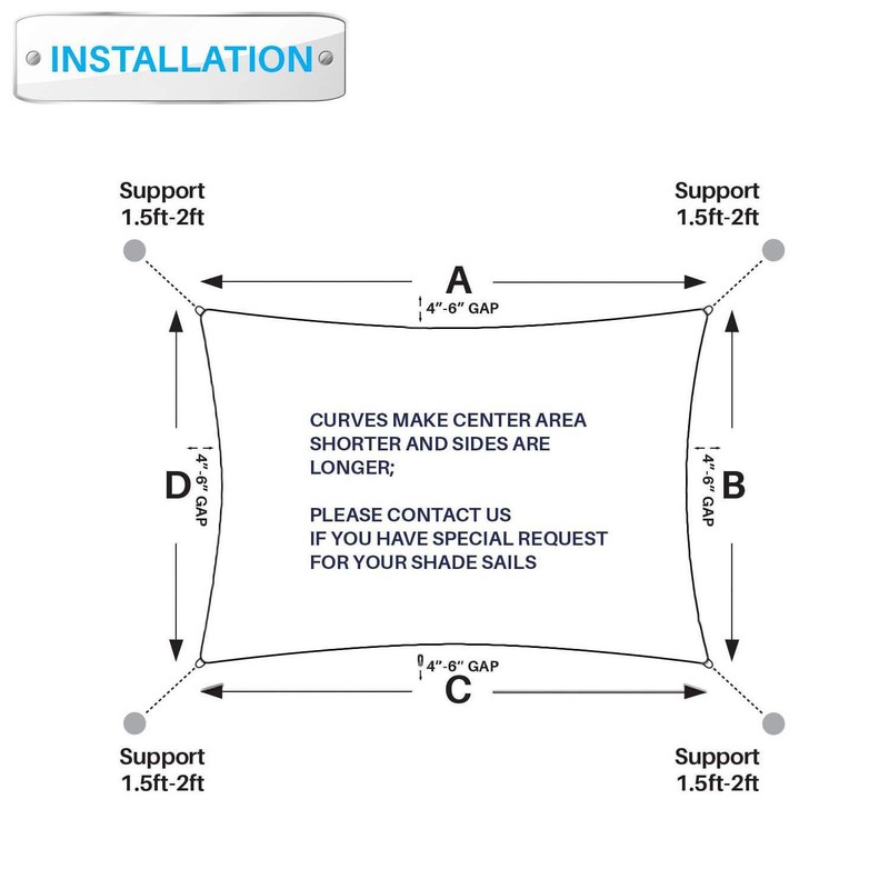 Gray Sun Shade Sail Cover Permeable Mesh Outdoor Sunlight Blockage Comfortable gallery