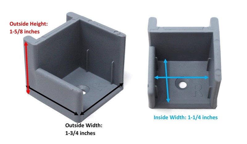 JSP Manufacturing Right Hand Hinge Pontoon Door Stop (Gray) Gray gallery