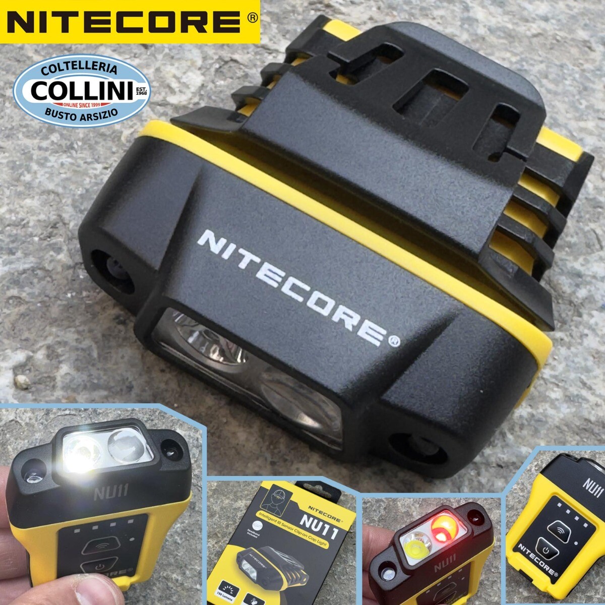 Nitecore - NU11 - Rechargeable USB Headlamp and Cap Light - 150 Lumens... gallery