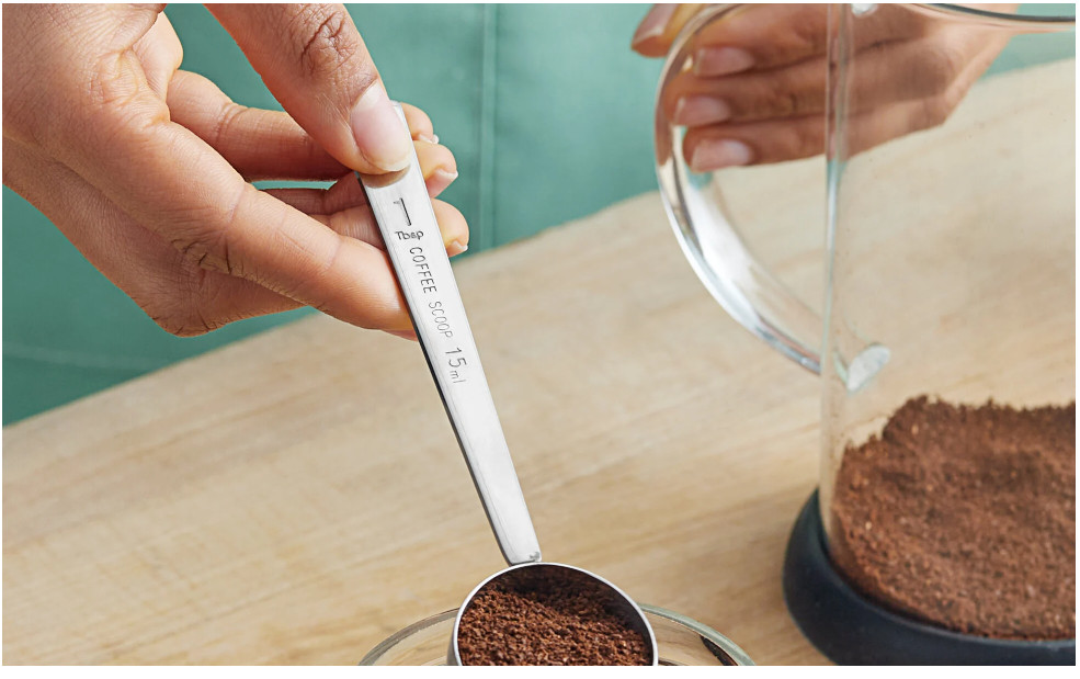 Tablecraft 401 Coffee Scoop Stainless Steel 1 Table Spoon 15Ml (2-pack) gallery