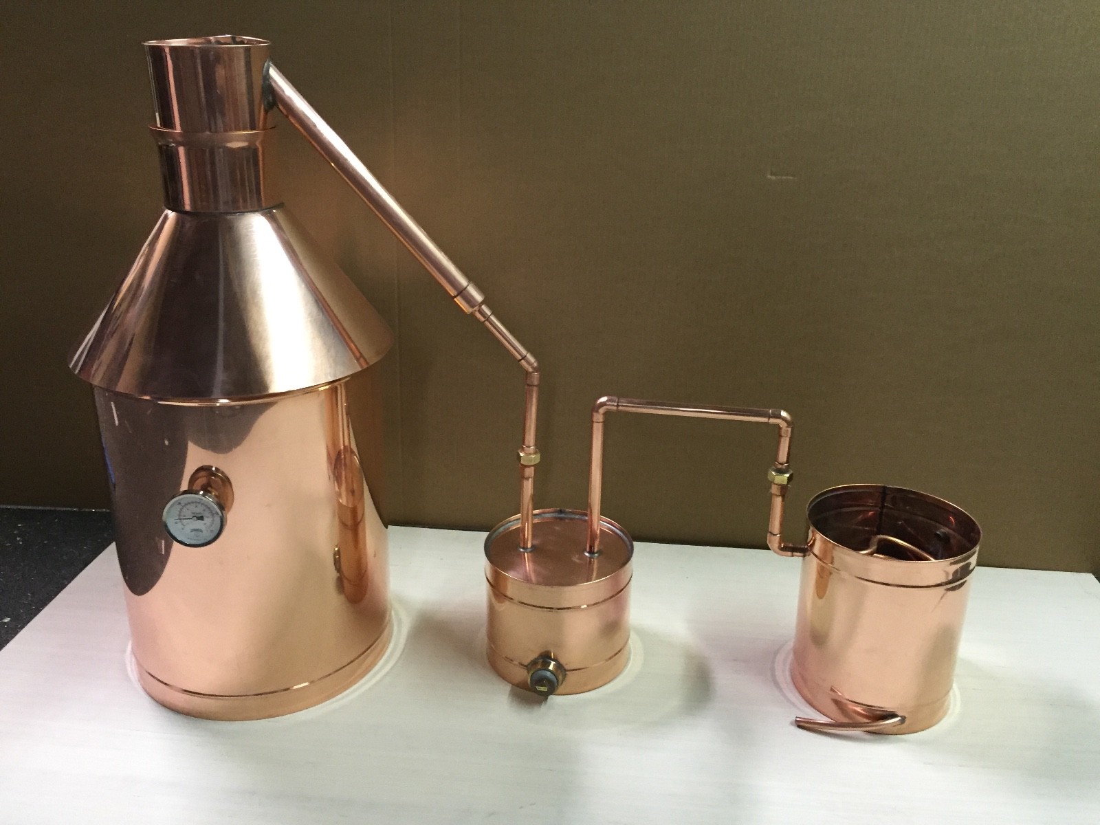 The Legendary StillZ 6 Gallon Copper Moonshine Still- Thumper-Worm 20 OZ Copper! gallery