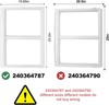 Refrigerator Crisper Drawer Cover 253.61827013 253.60604412 253.60609410 253.60 gallery