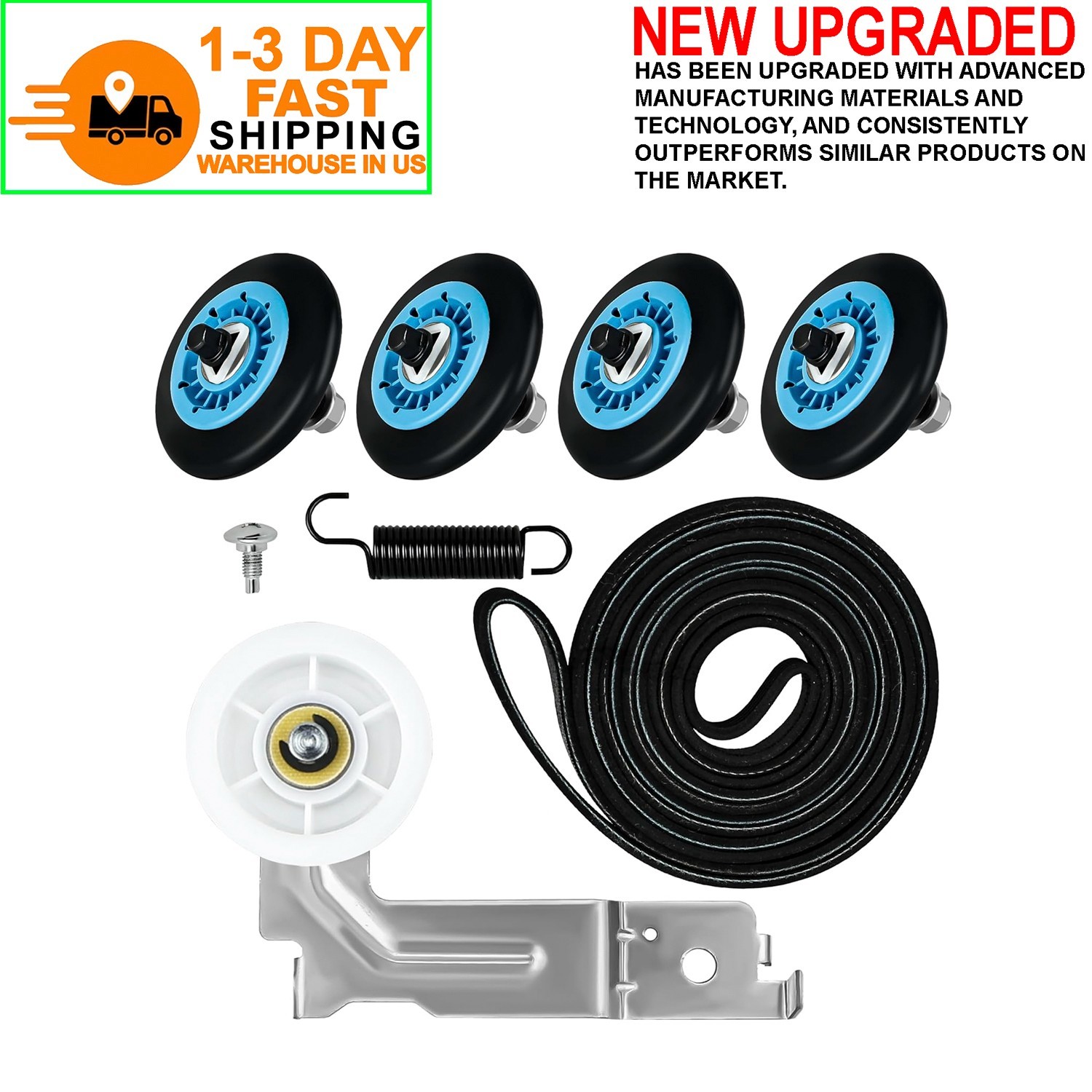 Dryer Repair Kit For Samsung DVG45M5500P/A3 DVE45N5300F/A3 DVE45N5300V/A3 gallery