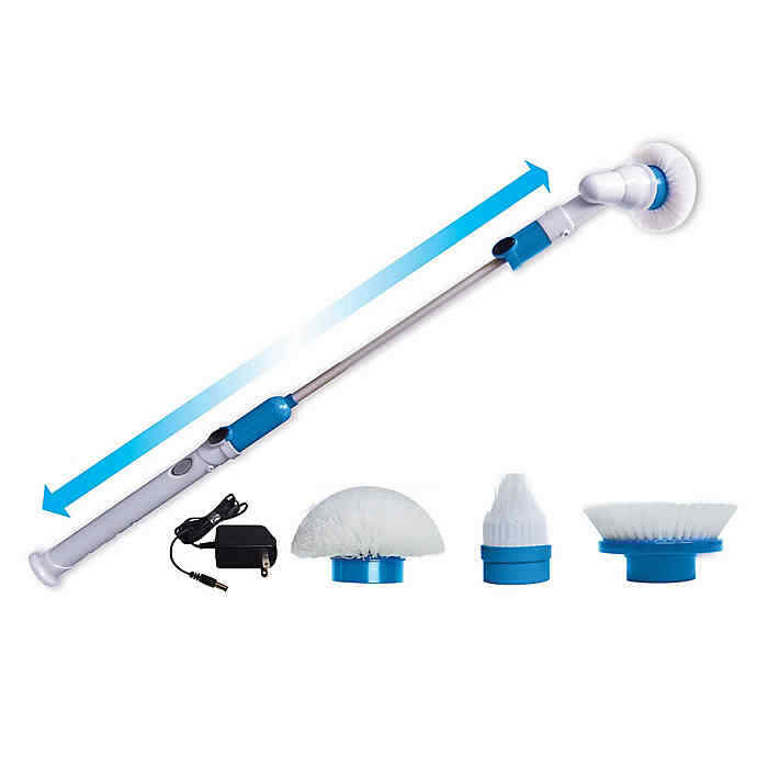 ORIGINAL HURRICAN SPIN SCRUBBER richargeable spin brush with 3 BRUSHES , ONTEL gallery