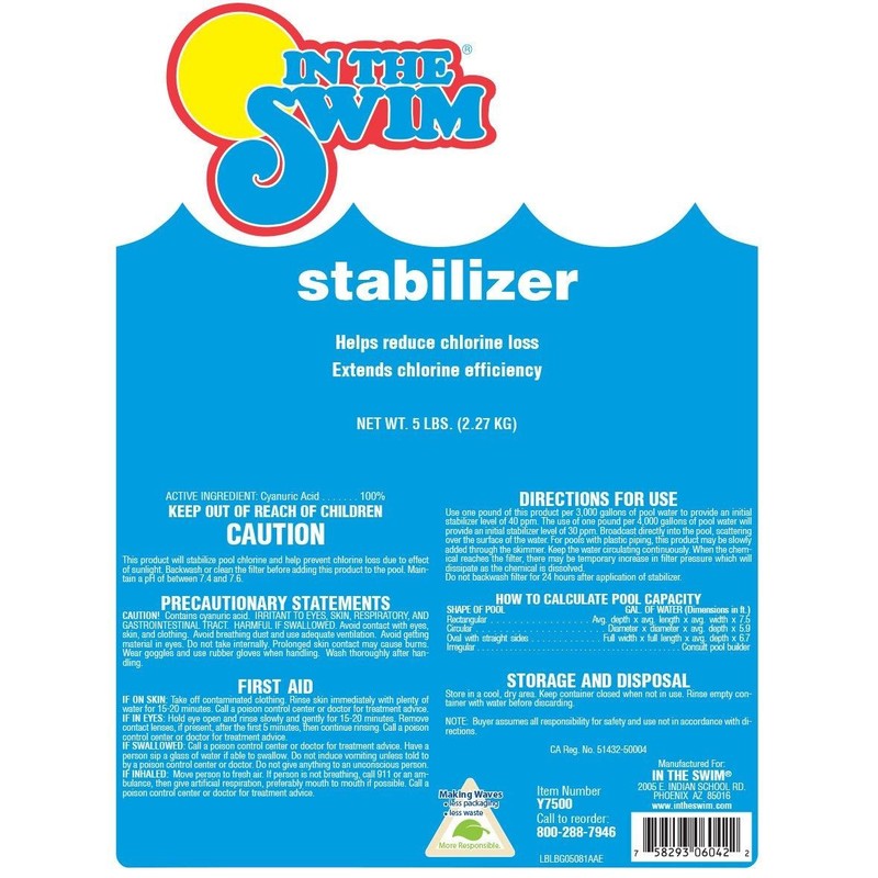 In The Swim Stabilizer – Sun Ray Protection & Pool Conditioner for Saltwater and gallery