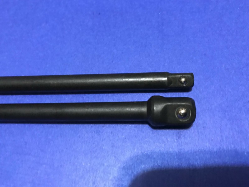 2pc 6" IMPACT EXTENSION BAR SET SOCKET ADAPTER 1/4" HEX T0 1/4" AND 3/8" SQUARE gallery