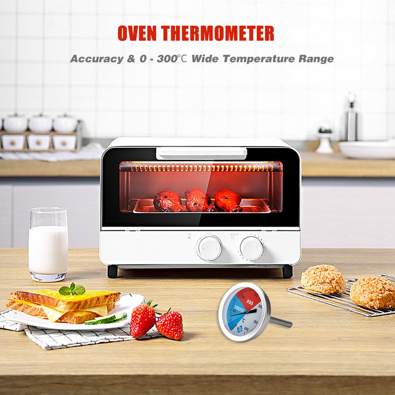 Temperature Gauge 0-300 Degrees Celsius Gauge Stainless Steel Cooking X1F1 gallery