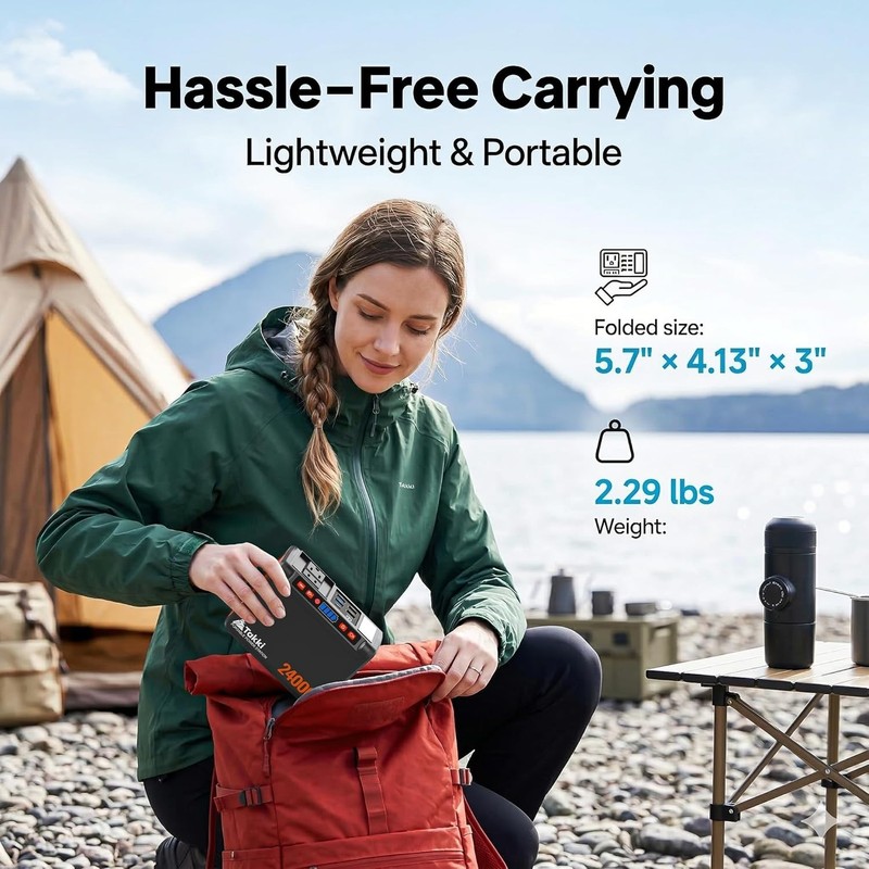 Portable Battery Backup with Fast Charging and Lightweight Design for Camping gallery