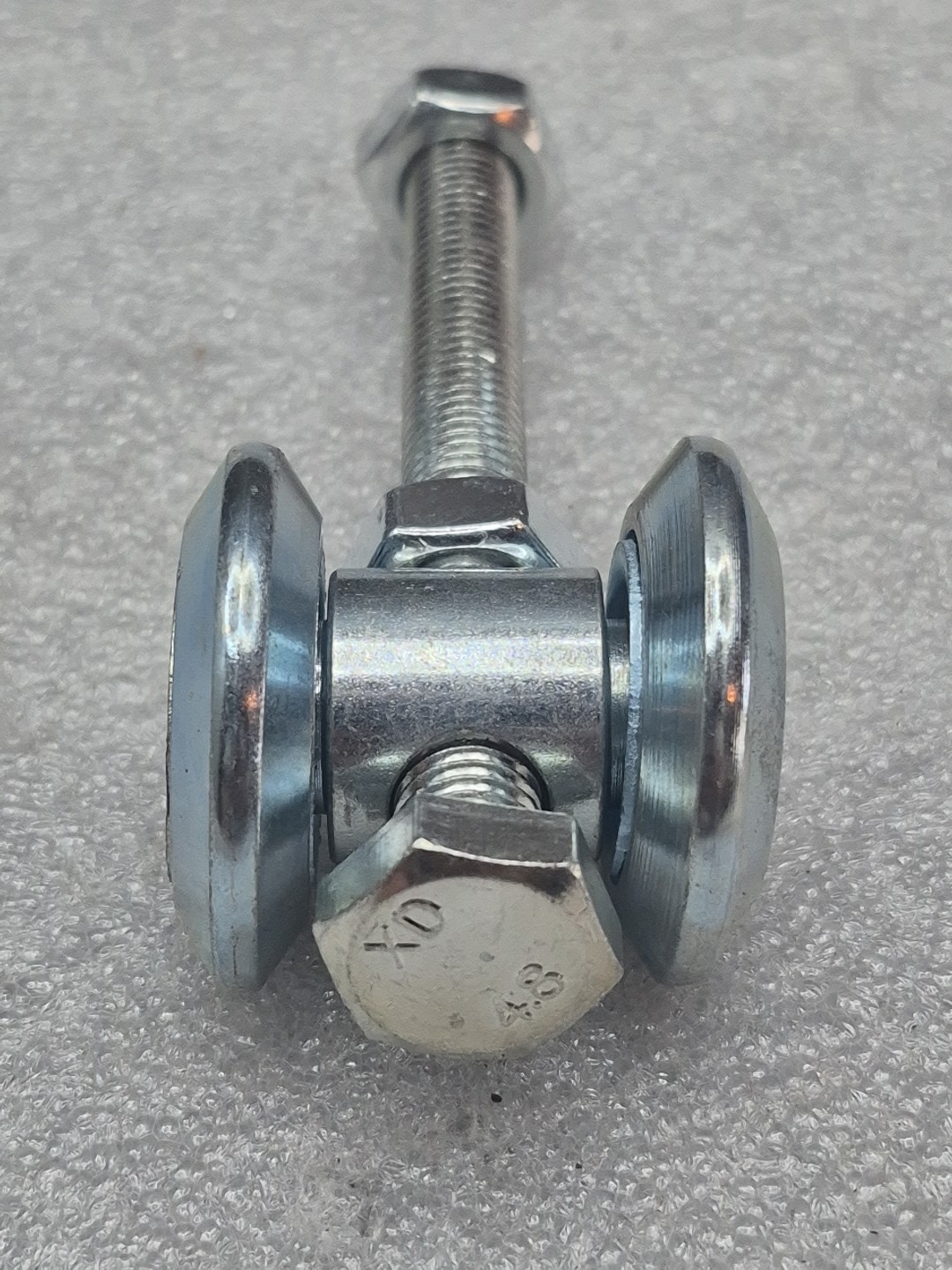 Steel Sliding Track Roller Hanging Barn Door Rail Trolley Wheel H3-3 Replaces gallery