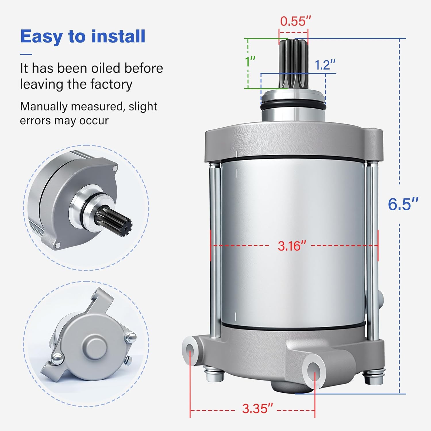 Starter Motor for Hisun UTV ATV UTV ATV 500 550 700 750,Massimo,TSC,Bennche Cole gallery