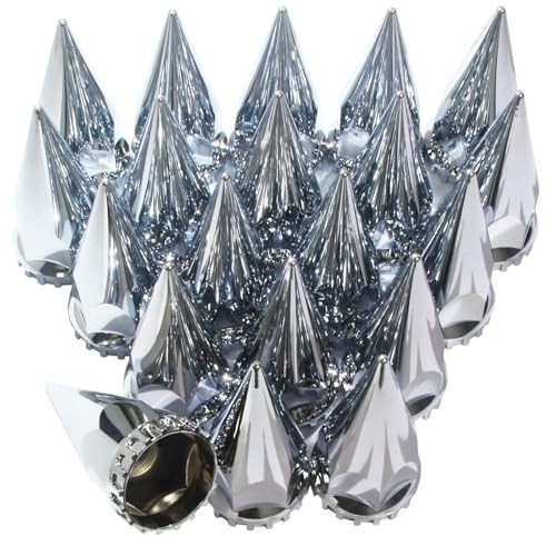 20pcs 33mm x 4-3/4" Thread On Spike Lug Nut Thread On - 20pcs Spike Nut Covers gallery
